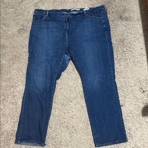 Levi's Women's 724 High Rise Straight Leg Blue Jeans